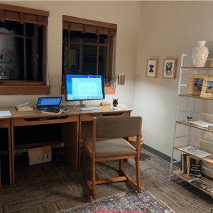 Desk in Sewanee dorm