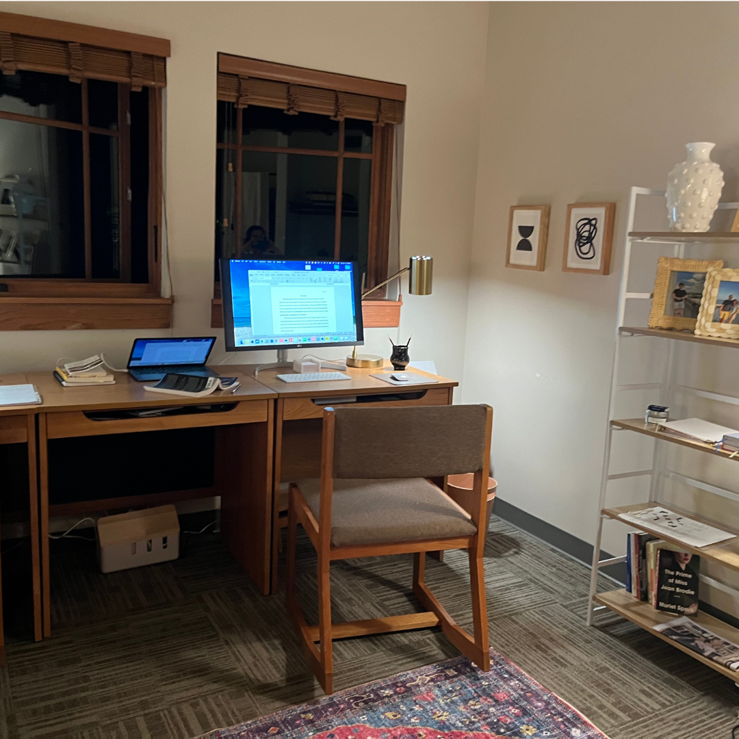 Desk in Sewanee dorm